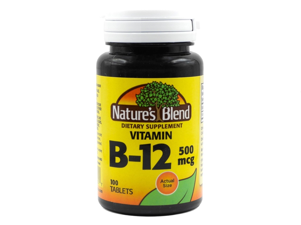 Naturens Blend Vitamin B- 12 500 mcg 100 tabletter