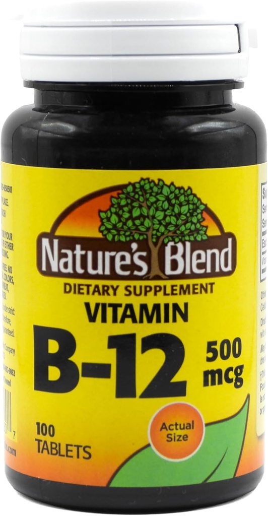 Naturens Blend Vitamin B- 12 500 mcg 100 tabletter