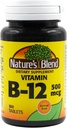 Naturens Blend Vitamin B- 12 500 mcg 100 tabletter
