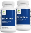 Terry naturligt strontium - Bone Health & Strength Support - Support with Vegan Capsules - with Strontium Citrate for Superior Absorption - 60 Capsules (Pakning med 2)