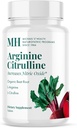 MICHAEL 'S Sundhed Naturopatiske Programmer Arginin Citrullin - 90 tabletter - Øger nitrogenoxid - med Organic Beet Root - 30 Serveringer