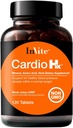 InVite Health Cardio Hx ® - Støtte til cirkulære, hjerte og hjerte - Indeholder magnesium, taurine, Hawthorn Berry - 120 tabletter