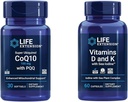 Life Extension Super Ubiquinol CoQ10 med PQQ, CoQ10, PQQ & Vitamin D og K med Sea- Jod, D3- vitamin, vitamin K1 og K2