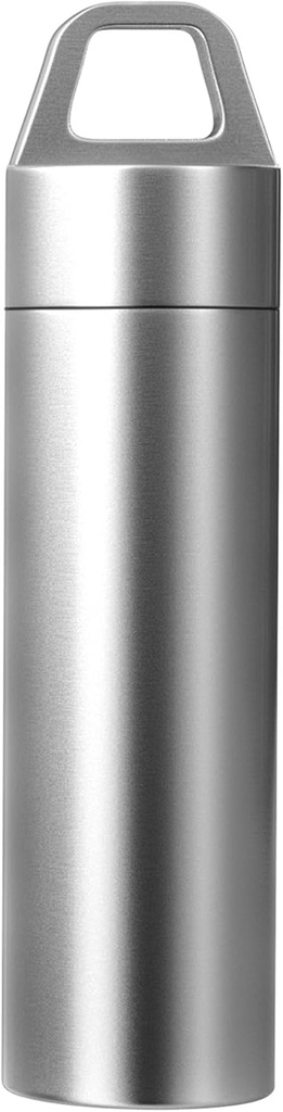 Lille pill sag, Portable Metal pill Container Pill Holder Keychain vandtæt pill boks flaske Mini rustfrit stål pill Organizer til rejse pung