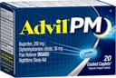 Advil PM (20 Greve) Smerte Reliever / Nighttime Sleep Aid Coated Caplet, 200mg Ibuprofen, 38mg Diphenhydramin