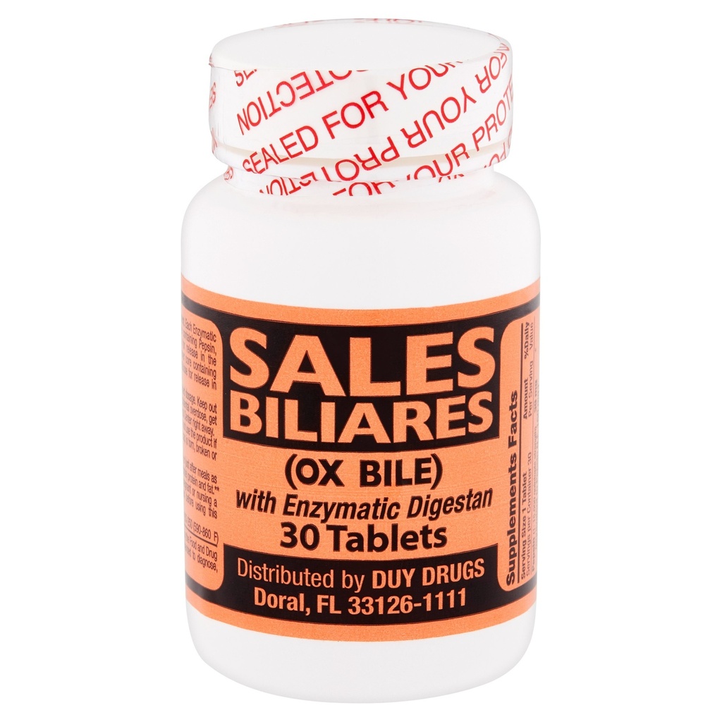 Salg Biliares (OX Bile) 30 tabletter