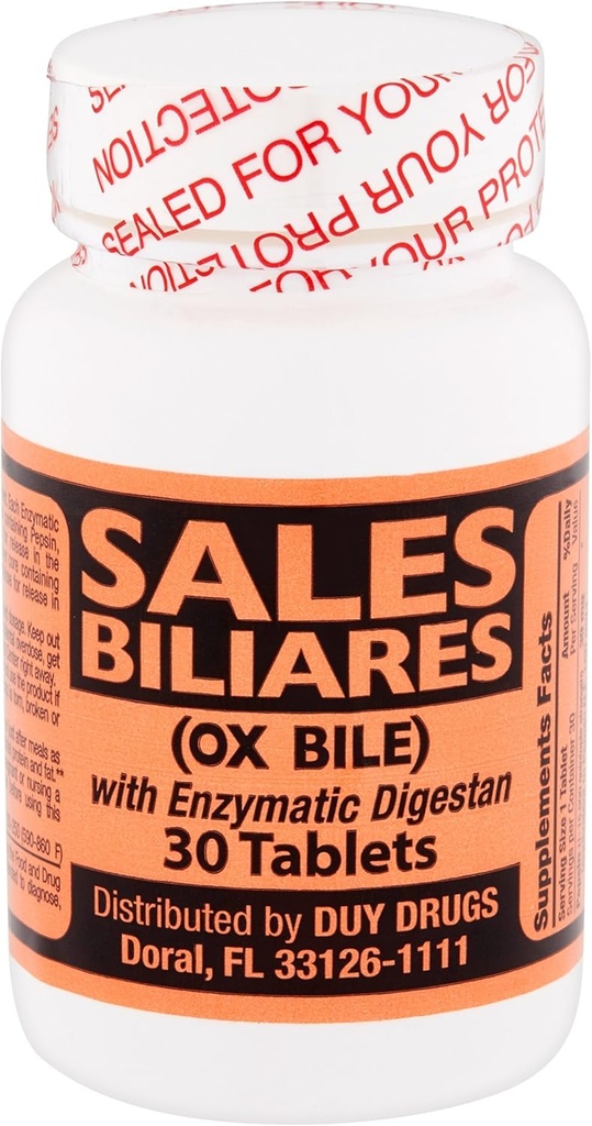 Salg Biliares (OX Bile) 30 tabletter