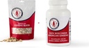Dairyland American Ginseng Slices 4 oz and Capsules 75 ct Pack of Wisconsin Ginseng - Direkte fra Farmer til Consumer Slices