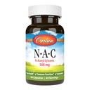 Carlson Labs NAC N- acetyl cystein, 500 mg, 60 kapsler