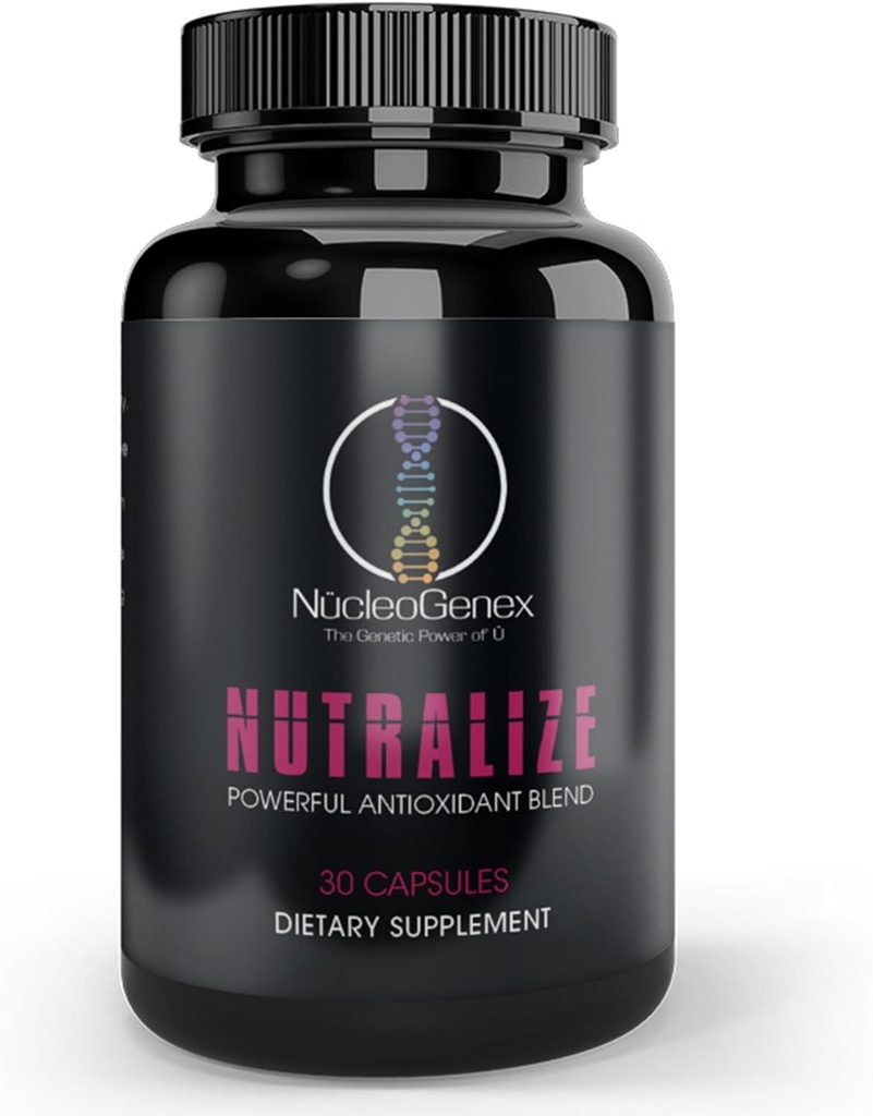 Nutralize - Nøglen til at støtte en sund ældning proces og immunsystem - Potent blend for kraftfuld cellebeskyttelse - Xanthohumol, CurcuPrime, C- 60 Complex, PureQQ - 30 kapsler