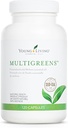 Unge levende flergrønne kapsler - 120 ct essentielle olier - Boost Vitality & Support Glandulær, Nervøs, cirkulære systemer - Urtetilskud med revitaliserende olier