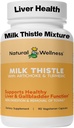 Naturlig Wellness Milk Thistle med Artichoke & Gurkemeje - Avanceret leverstøtte supplement til Detox, Regeneration & Antioxidant Protection - Understøtter lever rense, fordøjelse & Samlet wellness