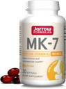 Jarrow Formulas MK- 7 180 mcg - 30 Softgels - Superior Vitamin K Produkt til opbygning af stærke ben - understøtter hjerte & hjerte-kar-sundhed - 30 Servere