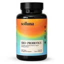 Feel Good SBO Probiotics — Soil Based Organisms (SBOs), Prebiotics, Postbiotics, Humic Acid, Shilajit, Chaga & Turkey Tail Mushroom for Digestion — Solluna by Kimberly Snyder (60CT) Vegan & Non-GMO