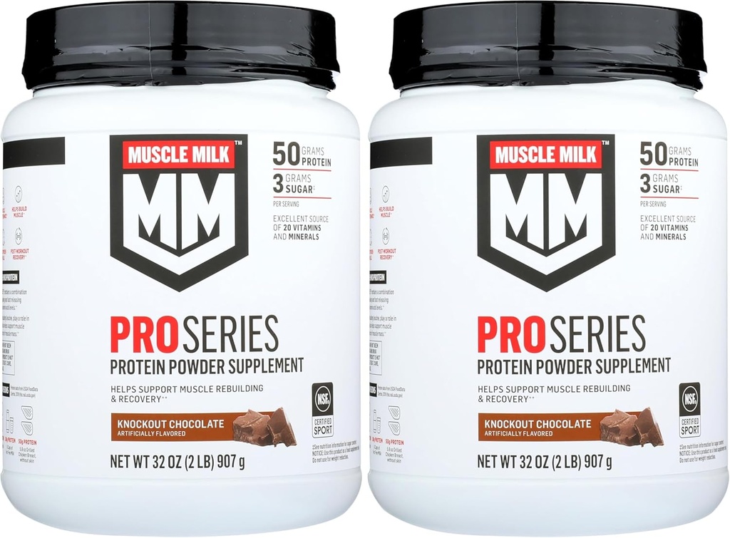 Pro Series 50 Knockout Chokolade, 2 pund (pakke med 2)