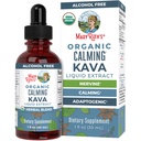 MaryRuth Organics, Herbal Supplement Drop, Calmness & Relaxation, Pack of 1, USDA Kava Root, Sugar / Gluten Free, Support Sleep, Calm & Stress Relief, Vegan, Non- GMO, 30 Servere