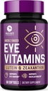 Eye Vitamin & Mineral supplement - Indeholder zink, kobber, Lutein, & Zeaxanthin, understøtter tørre øje stamme, Vision Sundhed for voksne, non-GMO, Vegansk Eye Care Pills & Minerals Kosttilskud - 60 kapsler