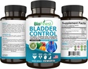 BioFinest Bregen Control Supplement for mænd og kvinder - 120 Veg. Kapsler - Saw Palmetto, Tranebær, Græskar frø, E-vitamin, Boswellia, Mælkebøtte - Urinar Tract Brege Sundhed - Lavet i USA