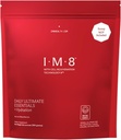 IM8 Daily Ultimate Essentials All-in-1 Multivitamin Supplement, 92 Nutrient Rich Ingredients CoQ10, Probiotics, Vitamins, Greens, GF, Acai Mixed Berry (30 Servings, Refill Pouch)