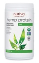 Nutiva Organic, Cold- Forarbejdede Hamp Protein fra non-GMO, Bæredygtigt Opdrættet Canadisk Hempseed, 15 G, 16 Ounces