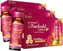AFC Japan Tsubaki Ageless Beauty Collagen Drink fra Japan med 10,000mg Marine Collagen Peptider + 500mg Royal Jelly + Hyaluronic Acid + Vitamin B & C for hud revitalisering 1.69fl.ozx10sx3