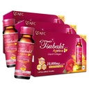 AFC Japan Tsubaki Ageless Beauty Collagen Drink fra Japan med 10,000mg Marine Collagen Peptider + 500mg Royal Jelly + Hyaluronic Acid + Vitamin B & C for hud revitalisering 1.69fl.ozx10sx3