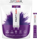 PARTYAID GO Føle sig godt i aften og i morgen, Zero Sugar, 5-HTP, B- Complex, Milk Thistle, Electrolytes, Ingen kunstige smagsstoffer eller sødestoffer, Kaffefri, 30 Greve (pakke med 1)