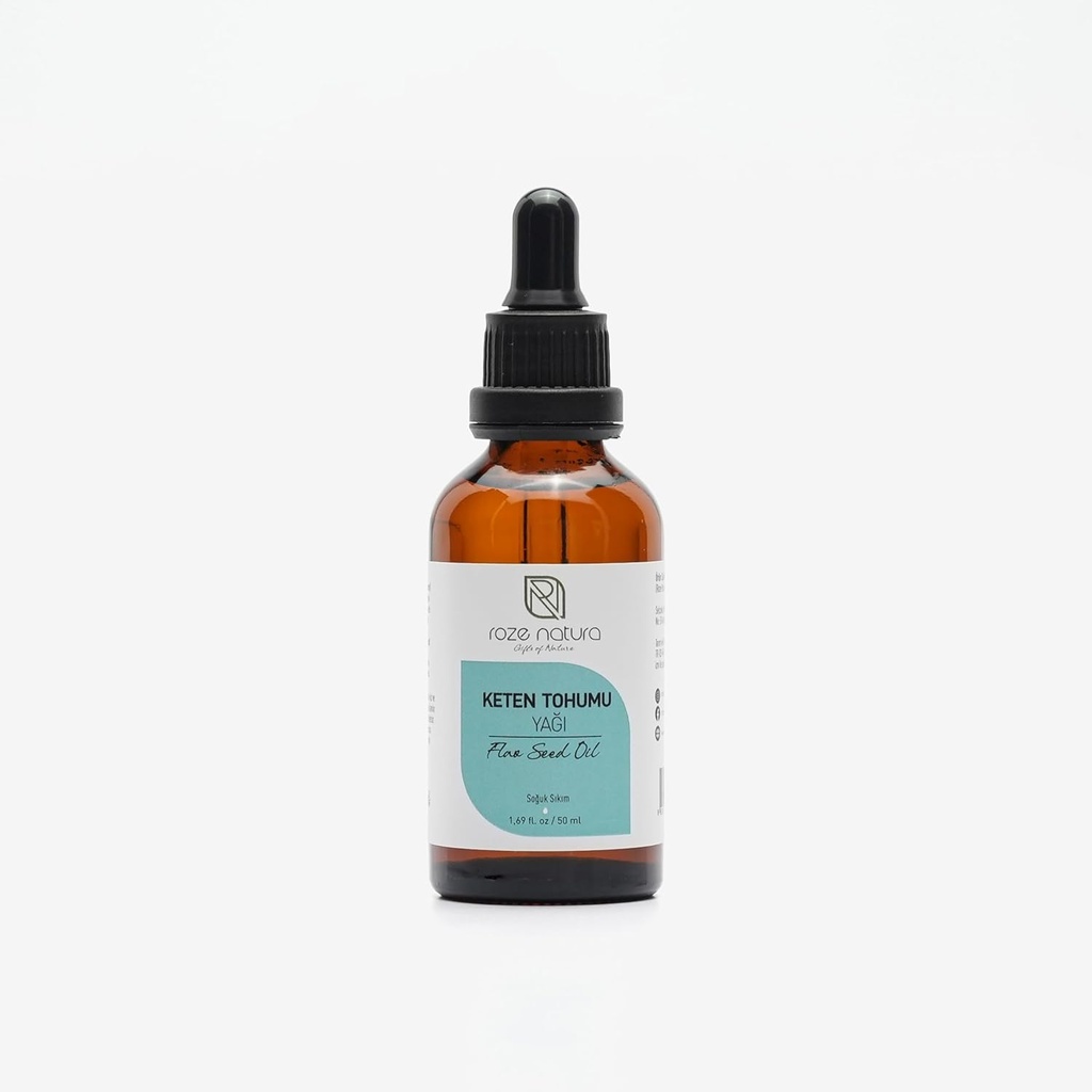 Cold Pressed Food Grade Flaxseed Oil, 1,69 oz (50ml) Yep 124; No Farvestoffer eller Alkohol Yep 124;% 100 Pure Yep 124; Non- GMO, Ingen tilsætningsstoffer, Amber