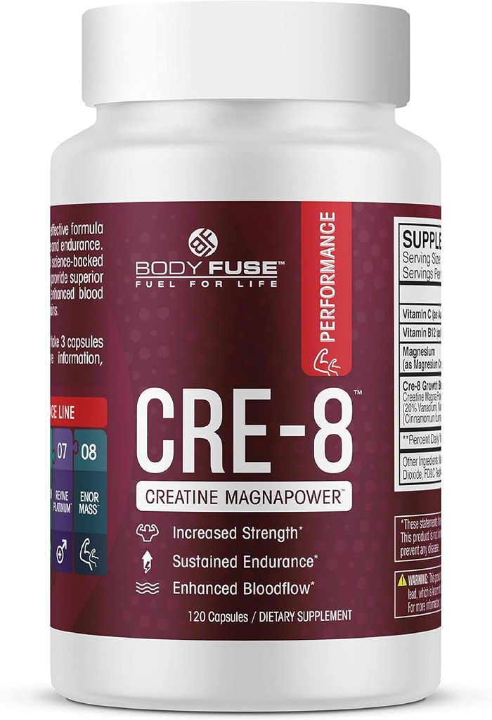 CRE- 8 Creatinin Mest124; Styrke, Endurance & Reducation Recovery Time Mest124; 40 Servere