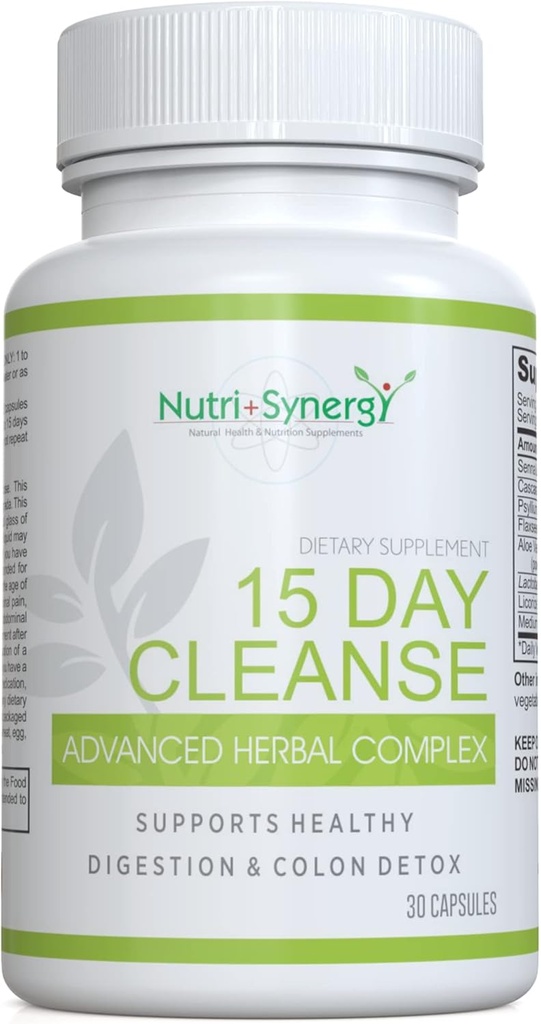 15 dages rengøring Advanced Herbal Complex - Colon Cleanse og Detox - Forbedret intestinal sundhed