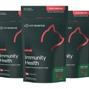 VetriScience Lysine Immunity Health Chews, 250 mg Lysine Plus Immune Supplement for Cats and Kittens with Allergies, Sneezing, Runny Nose and Watery Eyes, Chicken, 3 Pack