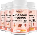 Menopause kosttilskud til kvinder, 120 Millioner CFU Probiotiske, 13-in-1 urter & botanicals Complex, for Hormone Menopause, Hot Flashes, Night Sweats, Mood Swings, søvnforstyrrelser, Vegan, 240 kapsler