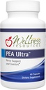 Wellness Resources Pea Ultra med Levagen + High Absorption Pea Supplement for mindre smerte, fælles sundhed, søvnstøtte, hjerne sundhed & stress support - Palmitoylethanolamid 300mg, 60 kapsler