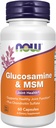 Now Foods Supplements, Glucosamin & MSM plus Chondroitin Sulfate, Joint Health *, 60 Veg Kapsler