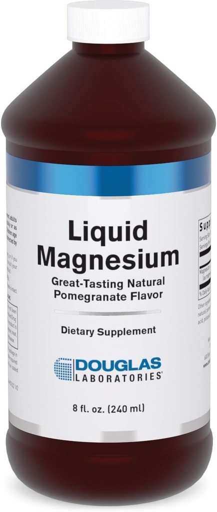Douglas Laboratories Liquid Magnesium Mezzogiorno 124; understøtter hjerte, knogler og enzymatisk funktion; 124; 8 fl. oz.