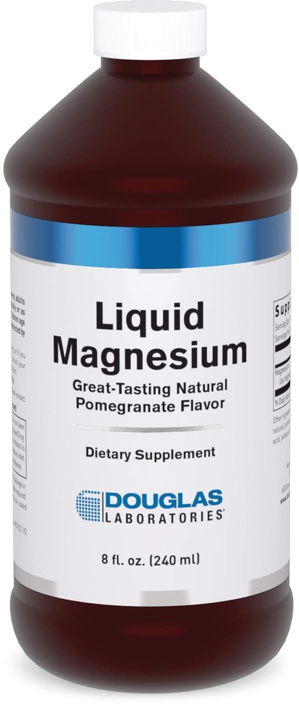 Douglas Laboratories Liquid Magnesium Mezzogiorno 124; understøtter hjerte, knogler og enzymatisk funktion; 124; 8 fl. oz.