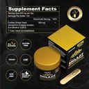 Pure Shilajit Resin 500mg - Maksimal styrke Formel med 85 + spor Minerals & Fulvic Acid til energi og immunwellness - 50g (1 pakke)