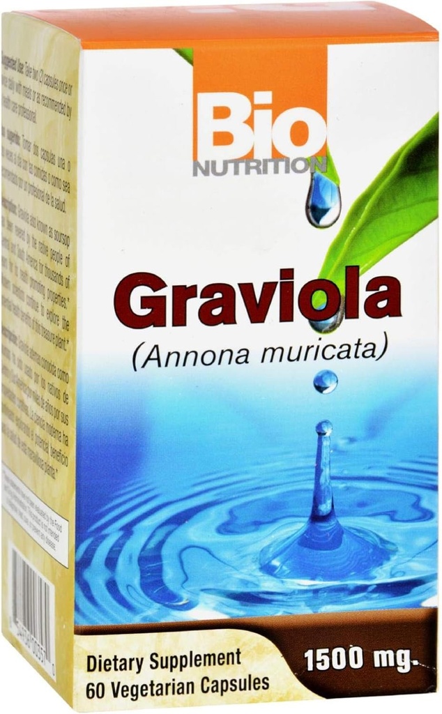 Graviola, 1500 mg, 60 Veg Caps by Bio Nutrition Inc (pakning med 2) 2