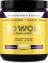 Perk Do Work BCAAs + Hydration Electrolytes Powder (naturligt sødet Lemon Tart Flavored, 20 Servere) - med kokos vand & kokos mælk
