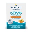 Nordic Naturals Zero Sugar Ultimate Omega Gummy Chews - Tropisk Frugt - 54 Gummy Chews - Ikke GMO - Optimal Wellness - 27 Servering