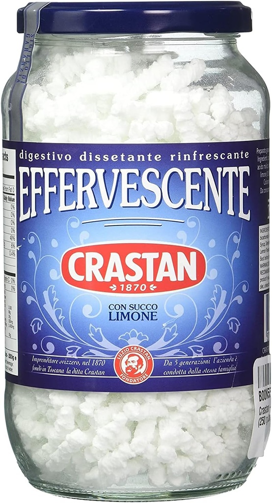 Crastan - Italiensk Effervescent Antacid, (3) - 8,82 oz. krukker