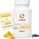 Gurkemeje supplement 60 Servering - Understøtter fælles sundhed Budd124; BioPerine Black Pepper Extract med 500mg kapsler, Curcuminoids 475mg Budd124; Hjælper lever funktion, fordøjelse & bedre absorption