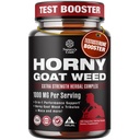 Horny Geat Weed for Mænd - Ekstra styrke Mand tillæg med Black Maca Root, Tongkat Ali, Saw Palmetto & Panax Ginseng Uddrag til Stamina & Energy - 180 Kapsler
