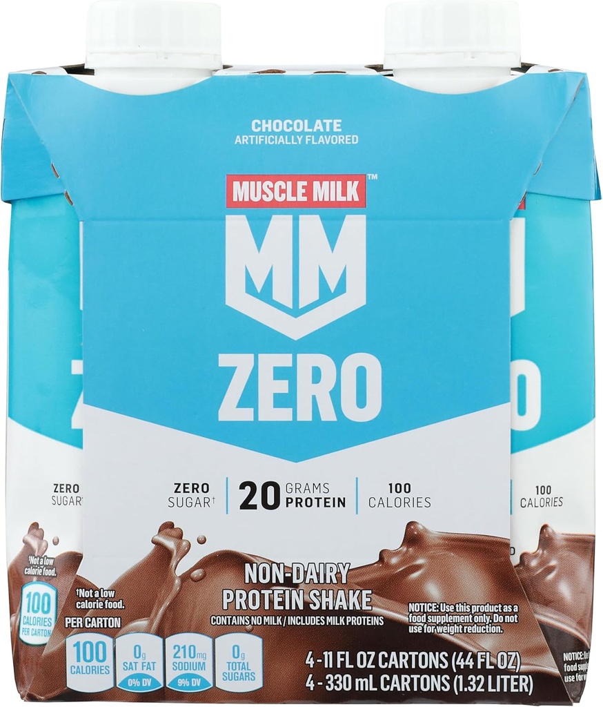 Cytosport Muskelmælk 100 kalorier Ernæringsdrik, chokolade, 11 Fl Oz (pakke med 4)