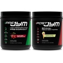 PRE JYM 30 Black Cherry & Post JYM Rainbow Sherbert Post- workout 30 Servere Muscle Inddrivelse drik
