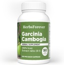 Herbseverly Garcinia Cambogia ekstrakt Supplement 124; Understøtter sund livsstil & Vægt Management