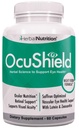 OcuShield Eye Health Vitamin Support til sunde øjne, Night Vision med Saffron, Lutein & Zeaxanthin, Eye Nutrients to Protect & Stimulate Ocular Health, One Flaske