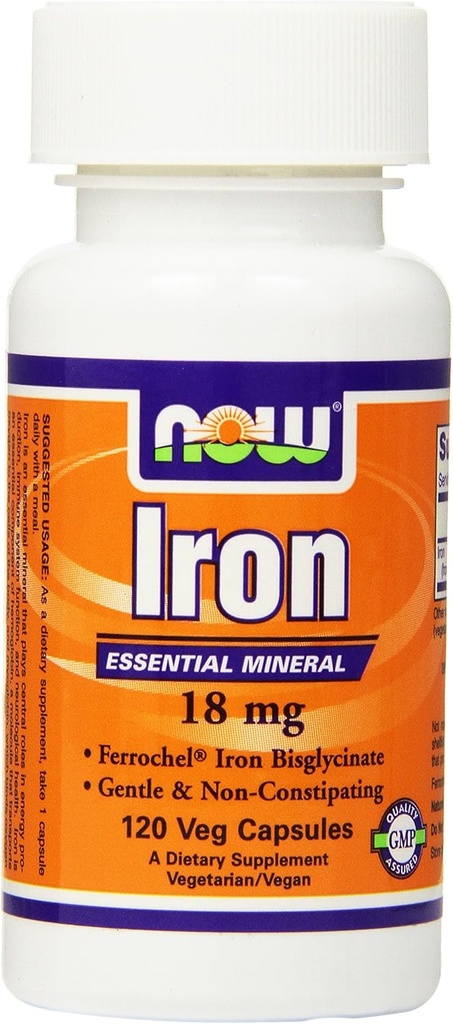 NU Iron 18 mg, 120 Veg kapsler