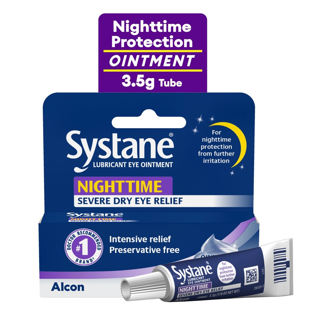 Systane Nighttime Smøremiddel Eye Salve 3.5g Tube