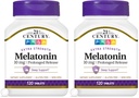21. Century Melatonin 10 Mg Langvarig frigivelse, 120 Greve (pakke med 2)